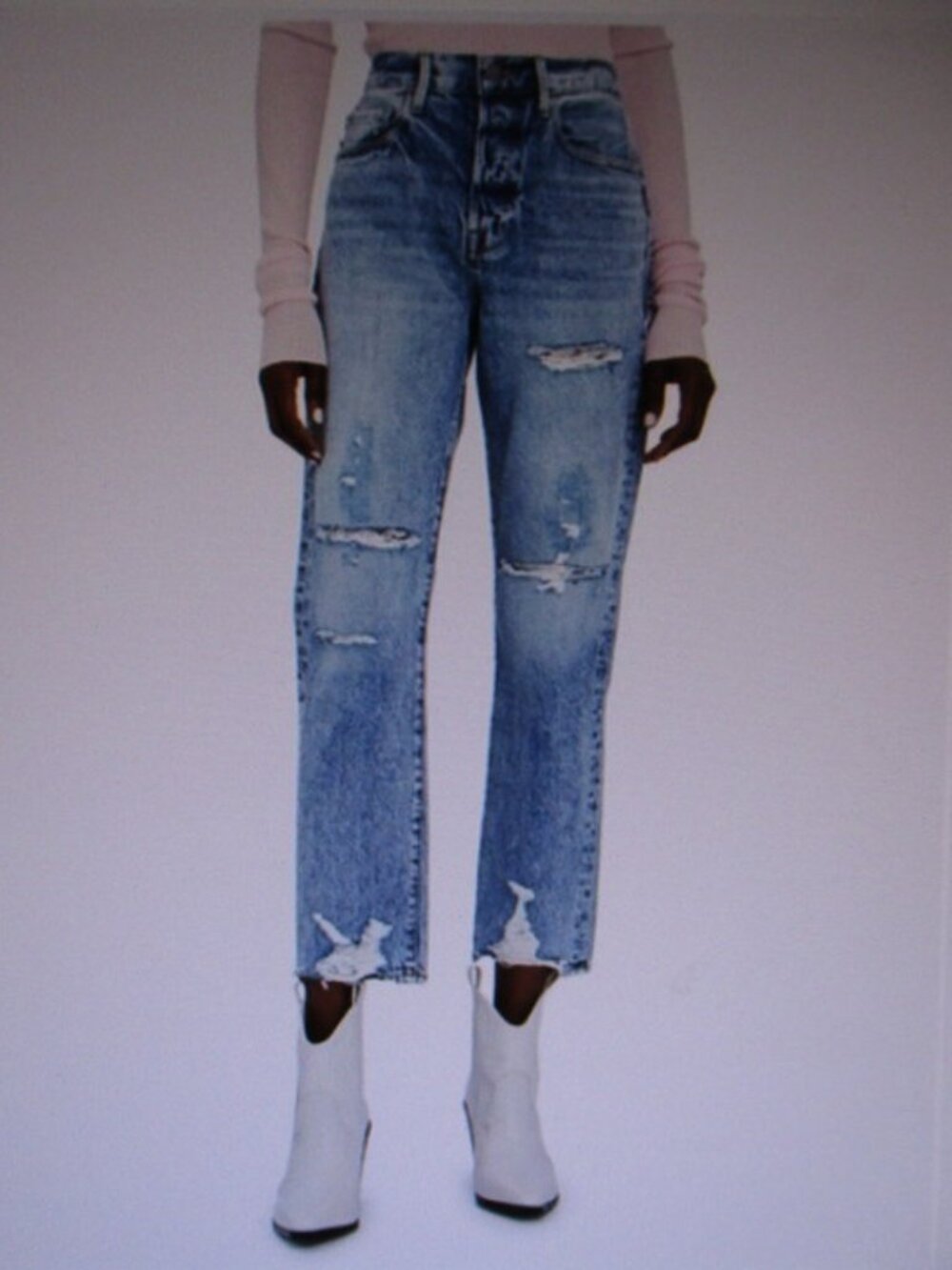 FRAME Le Original Distressed Jeans